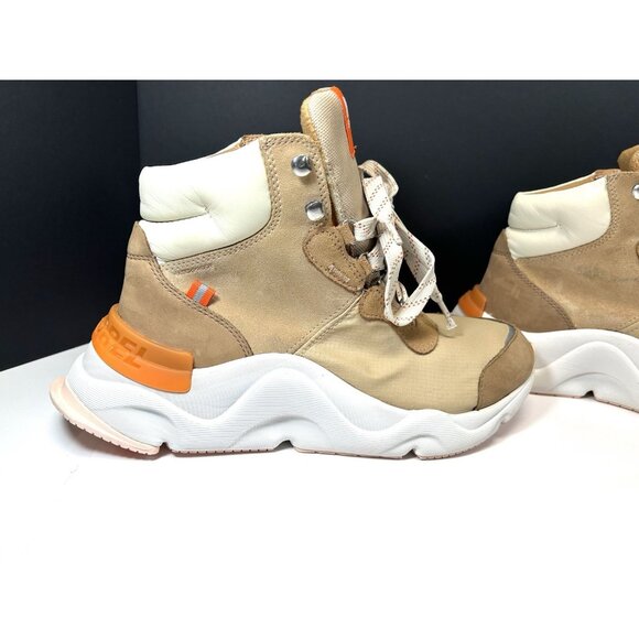 Sorel Size 10.5M KINETIC RNEGD CONQUEST Tawny Buff Sneakers Women's Shoes - Picture 4 of 16